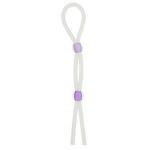   - SILICONE LASSO COCK RING DUAL BEADS