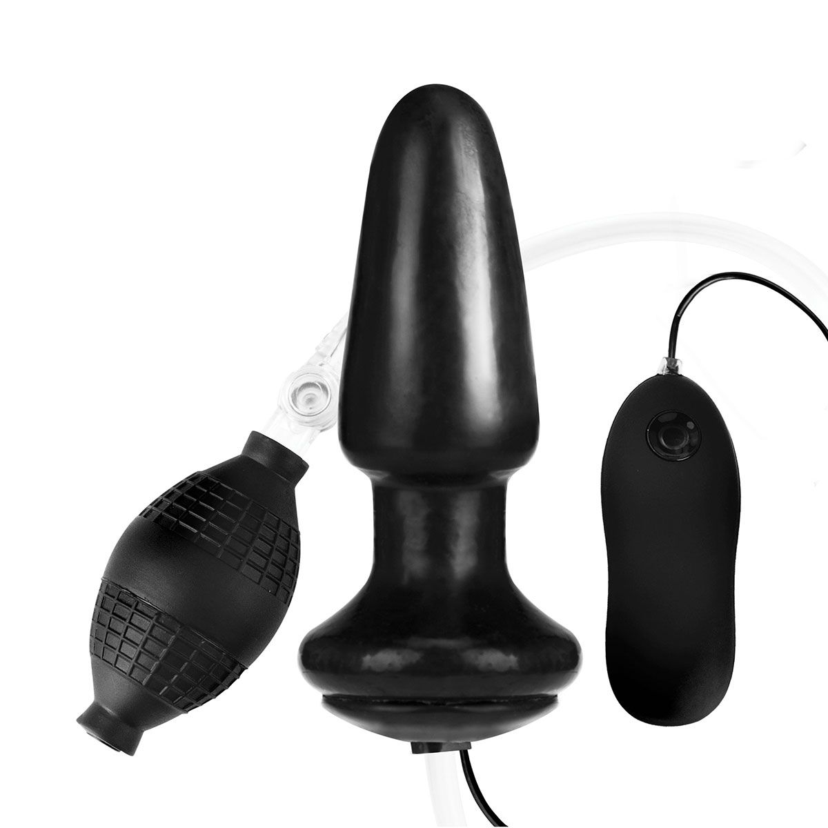      Inflatable Vibrating Butt Plug - 10,2 .