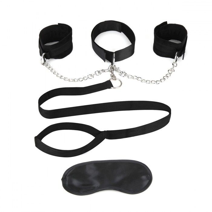 ׸      Collar Cuffs   Leash Set