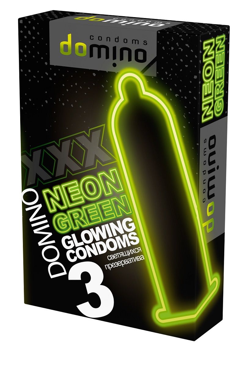  DOMINO Neon Green      - 3 .