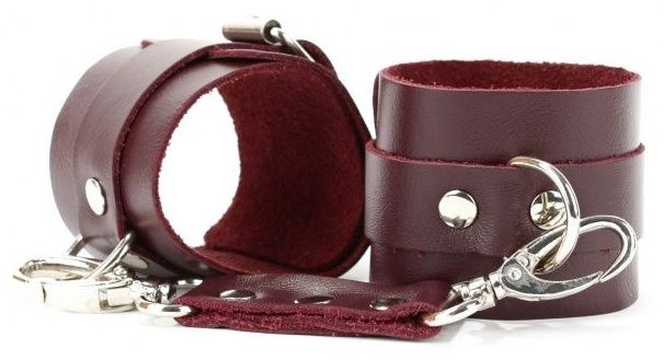   Maroon Handcuffs