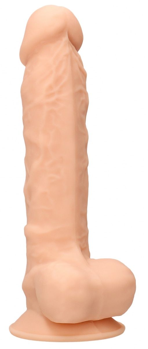   Silicone Dildo With Balls - 22,8 .