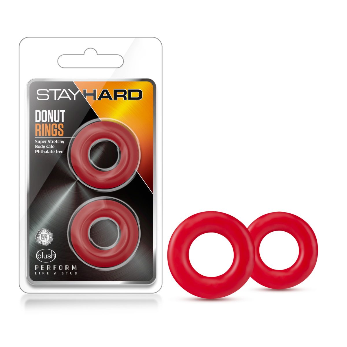   2    Stay Hard Donut Rings