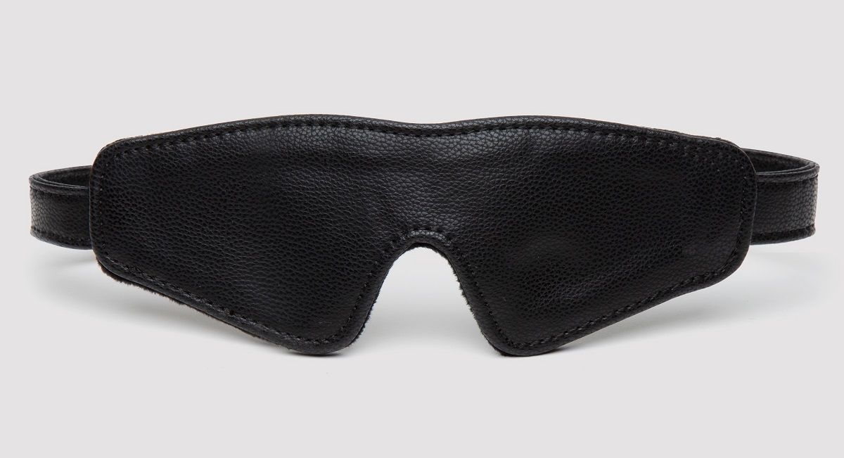      Bound to You Faux Leather Blindfold