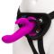   Rechargeable Vibrating Strap-On Harness Set - 17,6 .