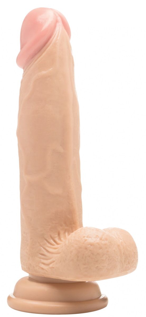   Realistic Cock 8  With Scrotum - 20 .