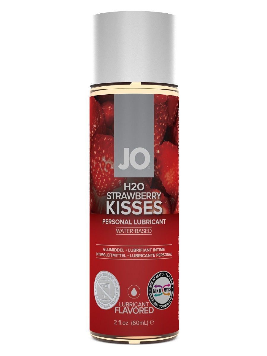        JO Flavored Strawberry Kiss - 60 .