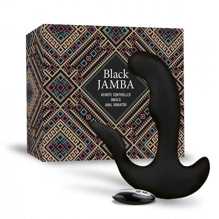    Black Jamba Anal Vibrator - 12 .