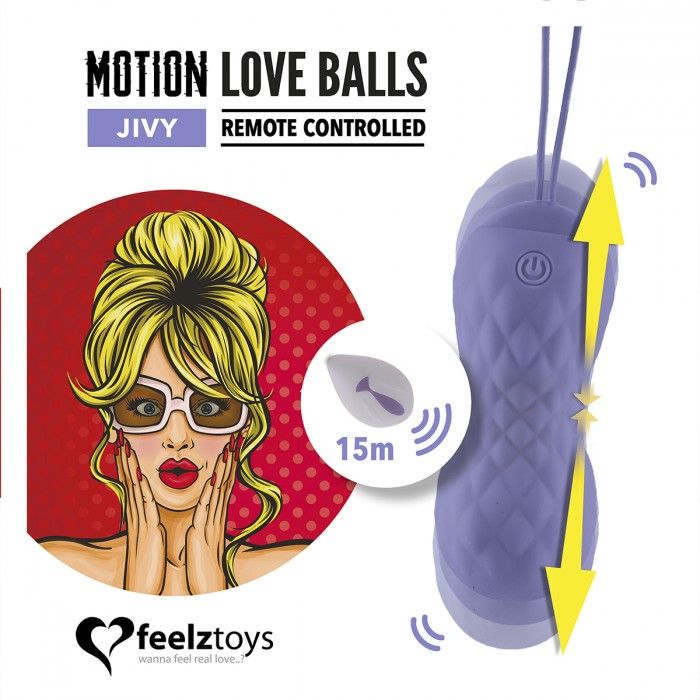    Remote Controlled Motion Love Balls Jivy