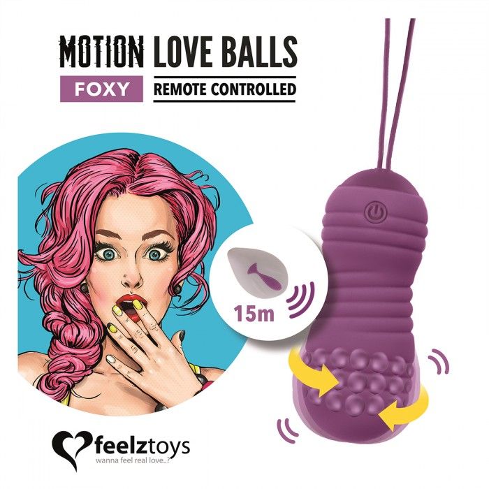       Remote Controlled Motion Love Balls Foxy