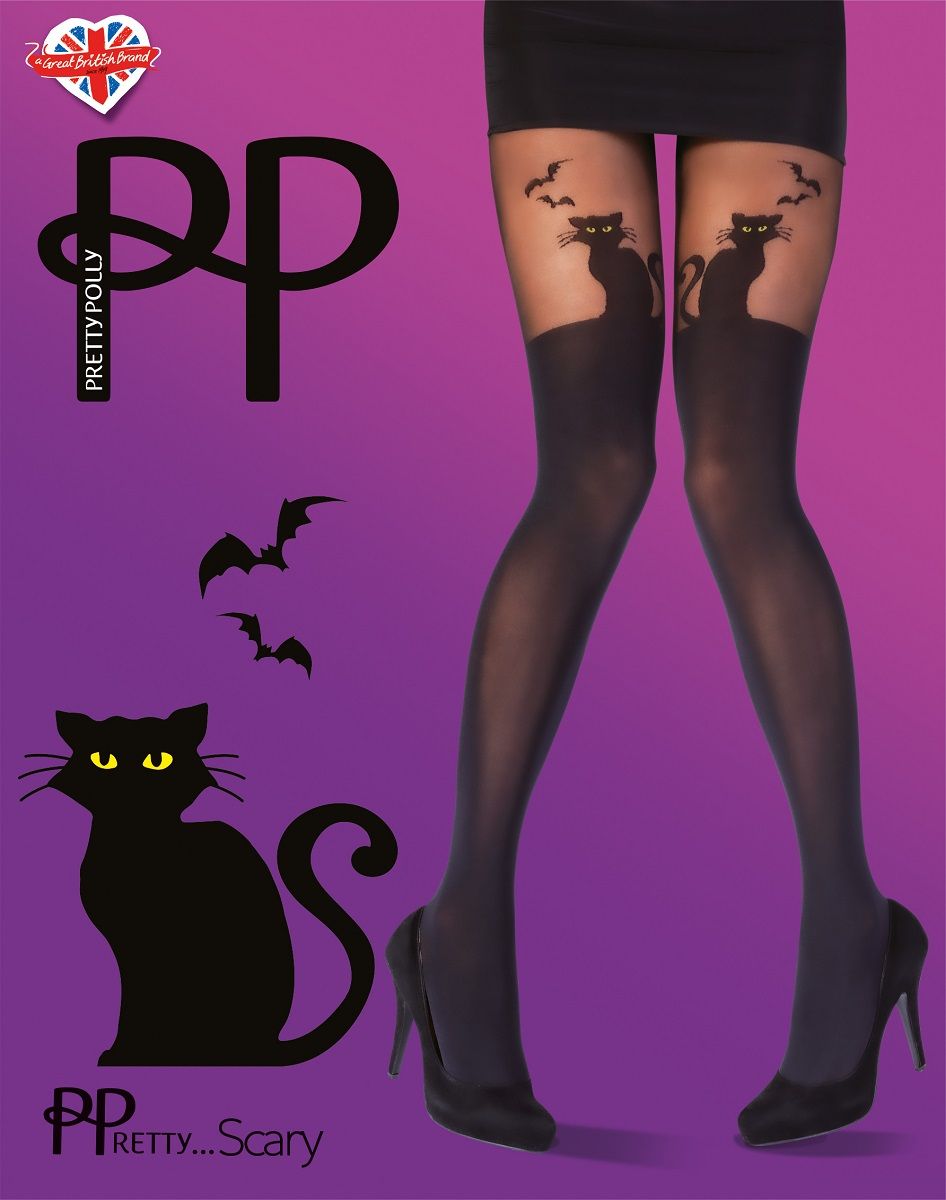     Halloween Cat Tights