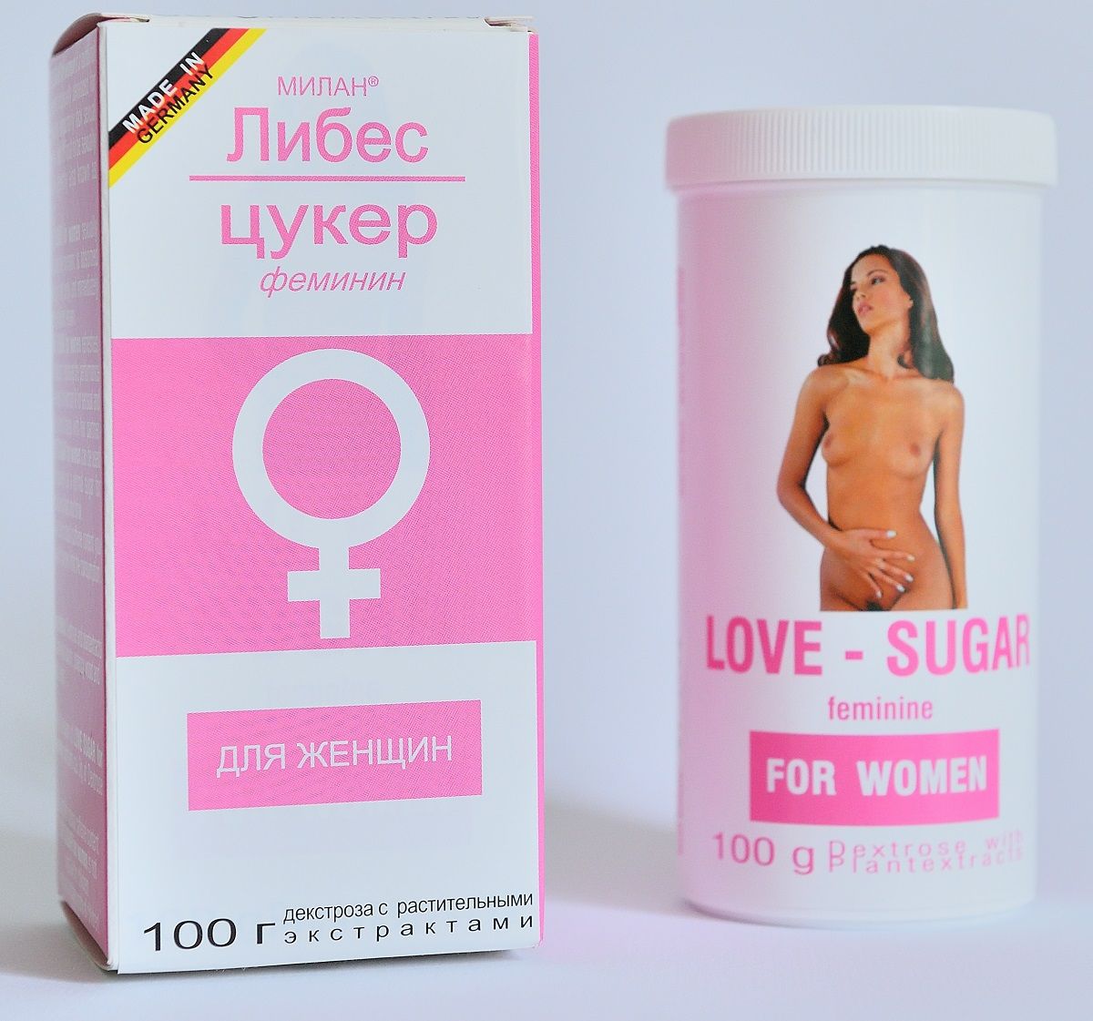     Liebes-Zucker-Feminin - 100 .