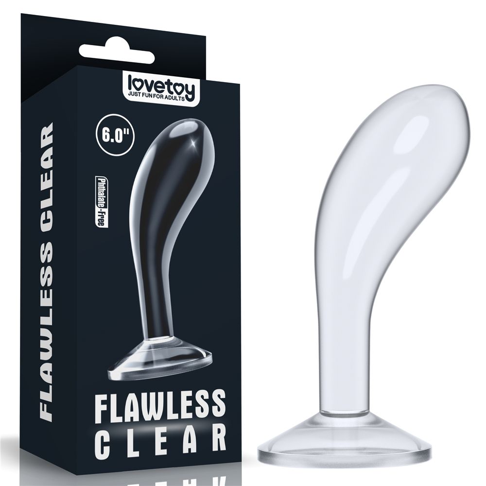    Flawless Clear Prostate Plug - 15 .