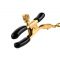 ׸      Gold Chain Nipple Clamps