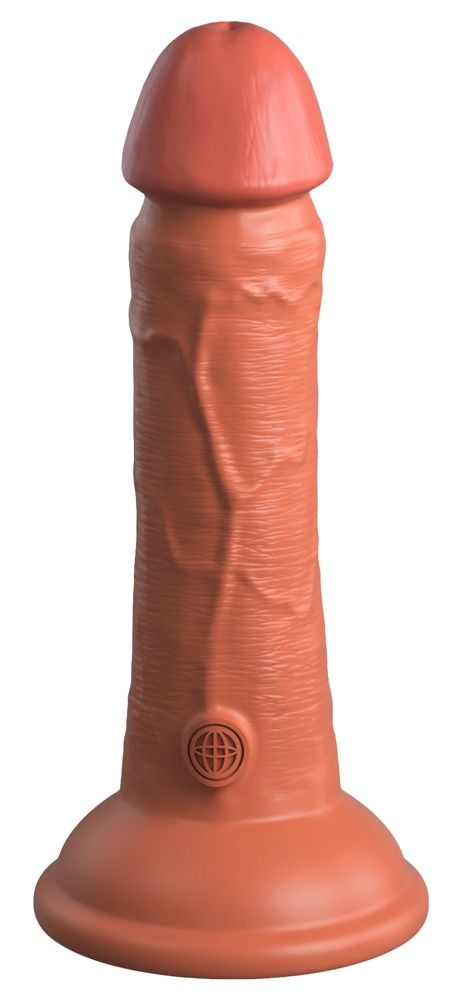    6  Vibrating Silicone Dual Density Cock - 17,8 .