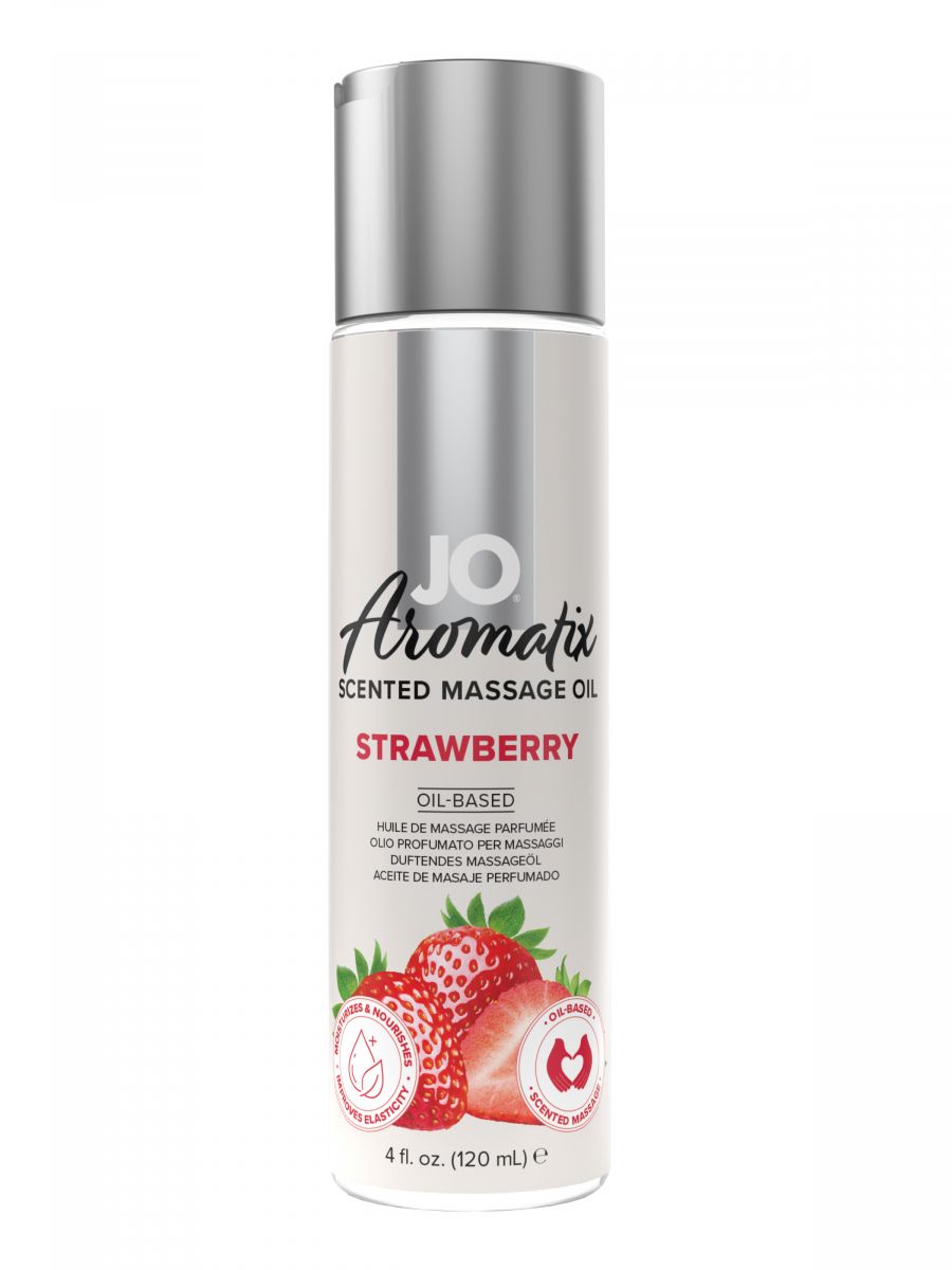   JO Aromatix Massage Oil Strawberry    - 120 .