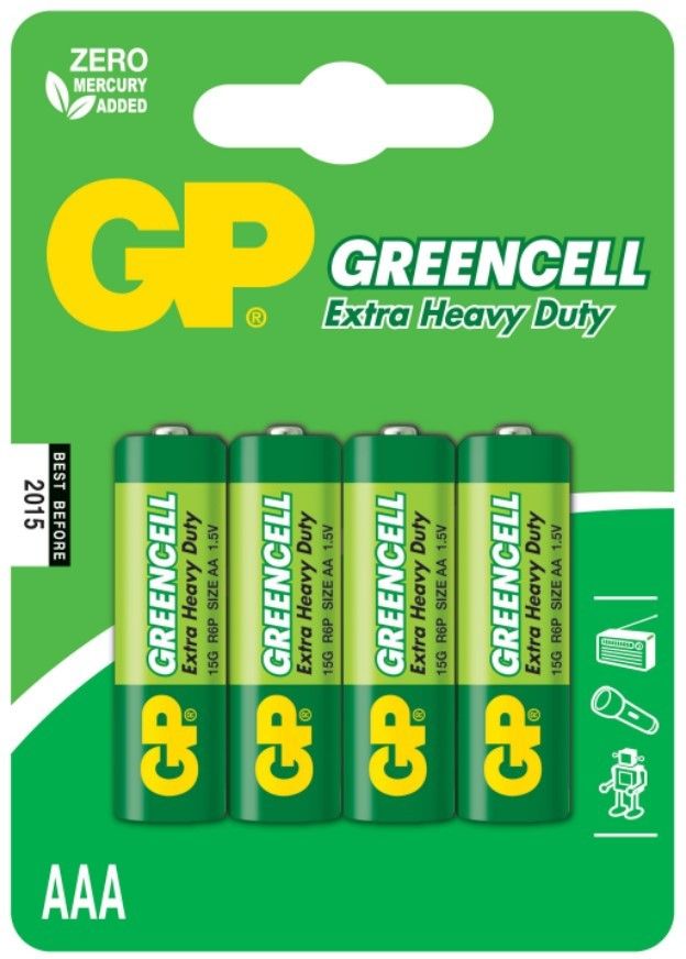   GP GreenCell AAA/R03G - 4 .