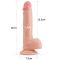   8.5 Dual-Layered Silicone Nature Cock - 22 .