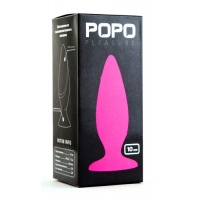 Розовая анальная пробка POPO Pleasure - 10 см.
