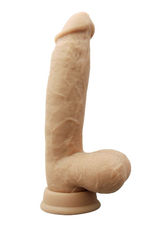   8 Silicone Cock With Balls - 21 .