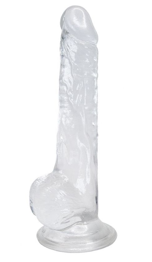     Lusty Jelly Dildo - 18 .