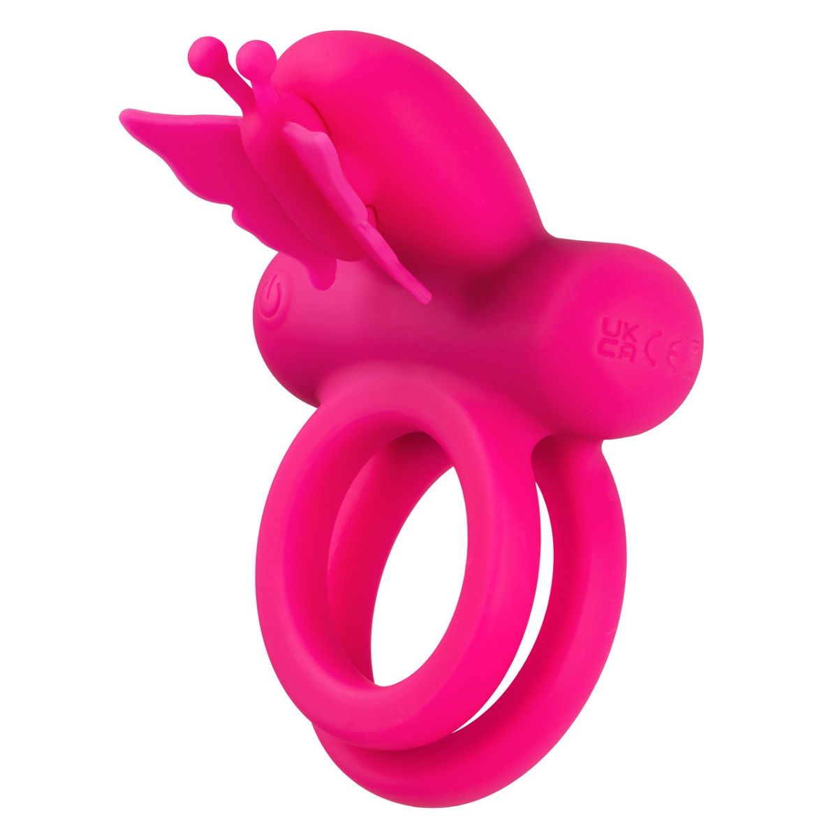    Silicone Rechargeable Dual Butterfly Ring