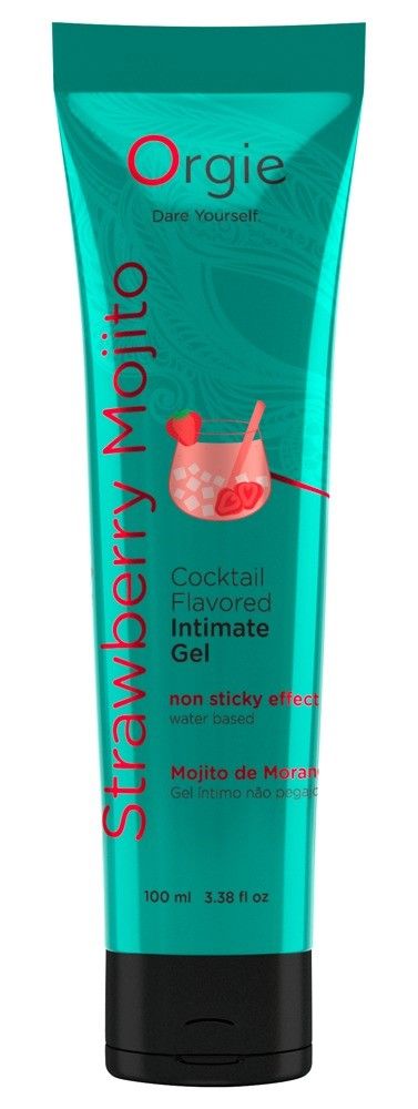    Orgie Lube Tube Cocktail Strawberry Mojito - 100 .