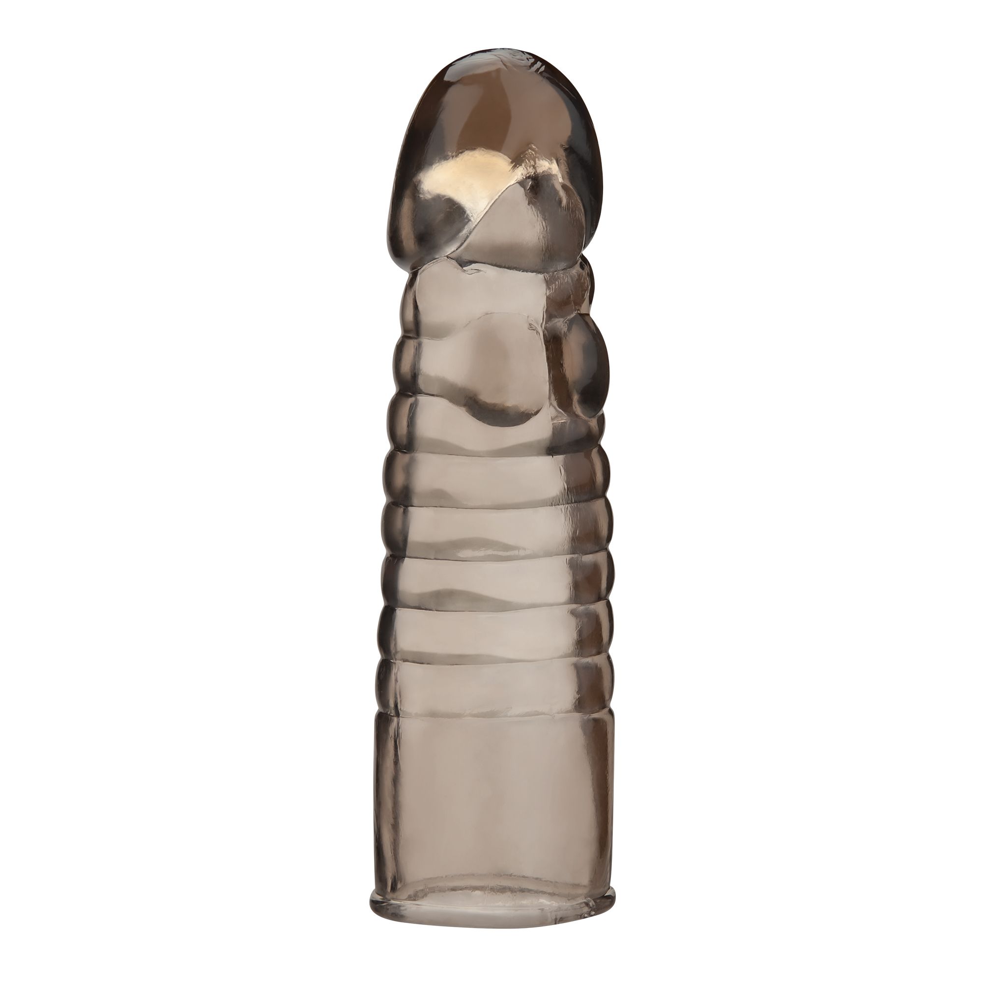  - Ribbed Realistic Penis Enhancing Sleeve Extension - 15,2 .