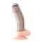     Clear Textured Penis Enhancing Sleeve Extension - 16,5 .