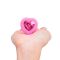     - Vibrating Heart Shape Jewel Plug S-M