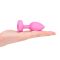     - Vibrating Heart Shape Jewel Plug S-M