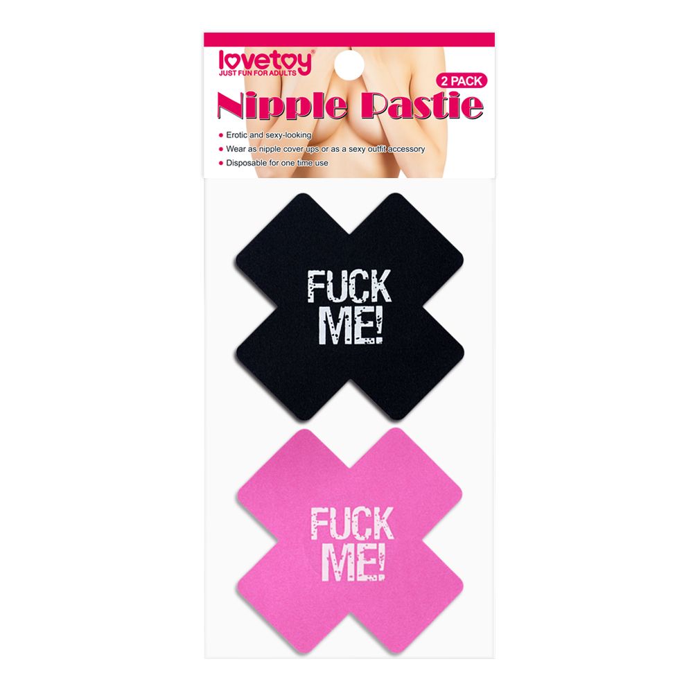   2   Cross Pattern Nipple Pasties