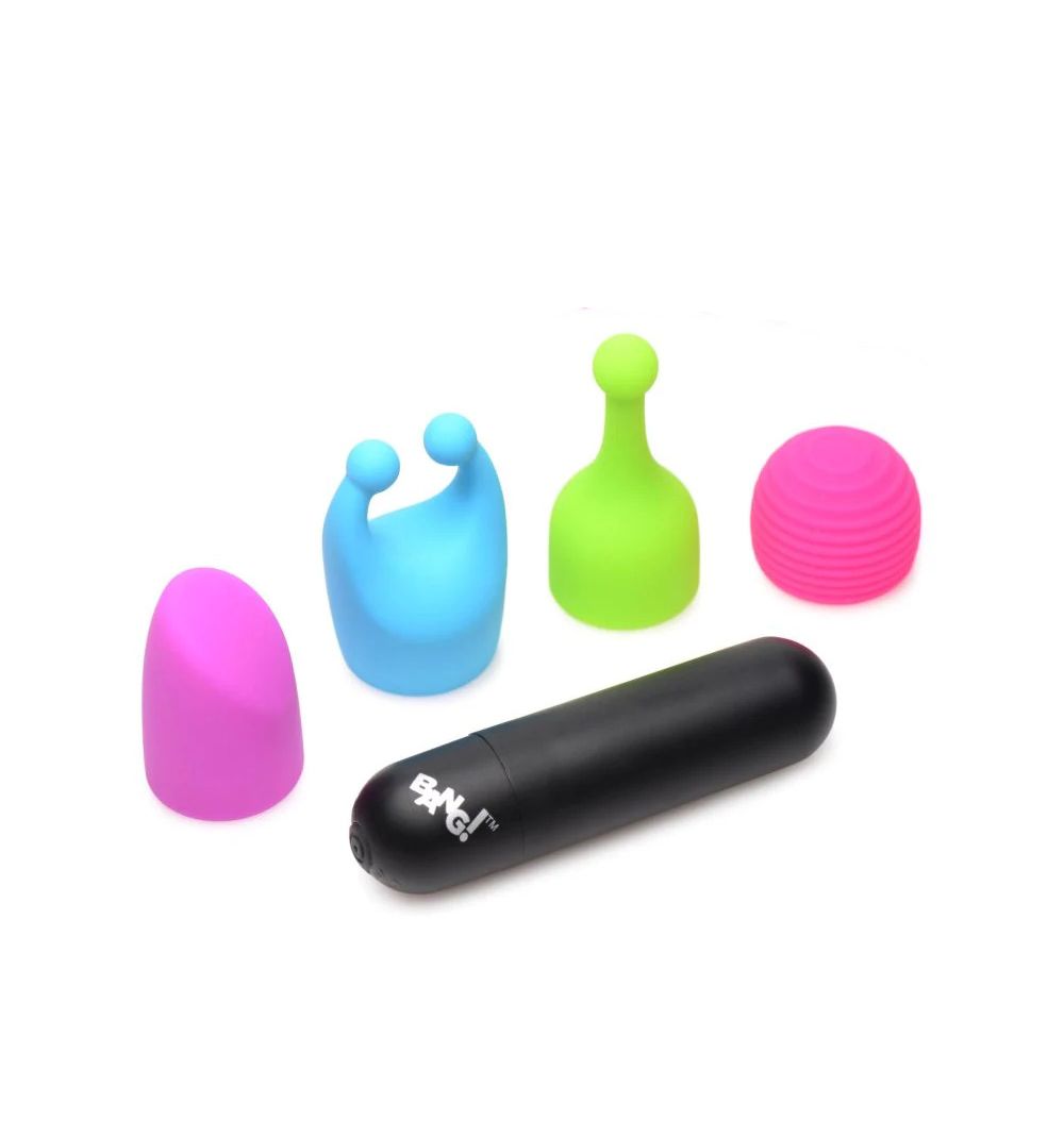   4   Rechargeable Bullet With 4 Attachments