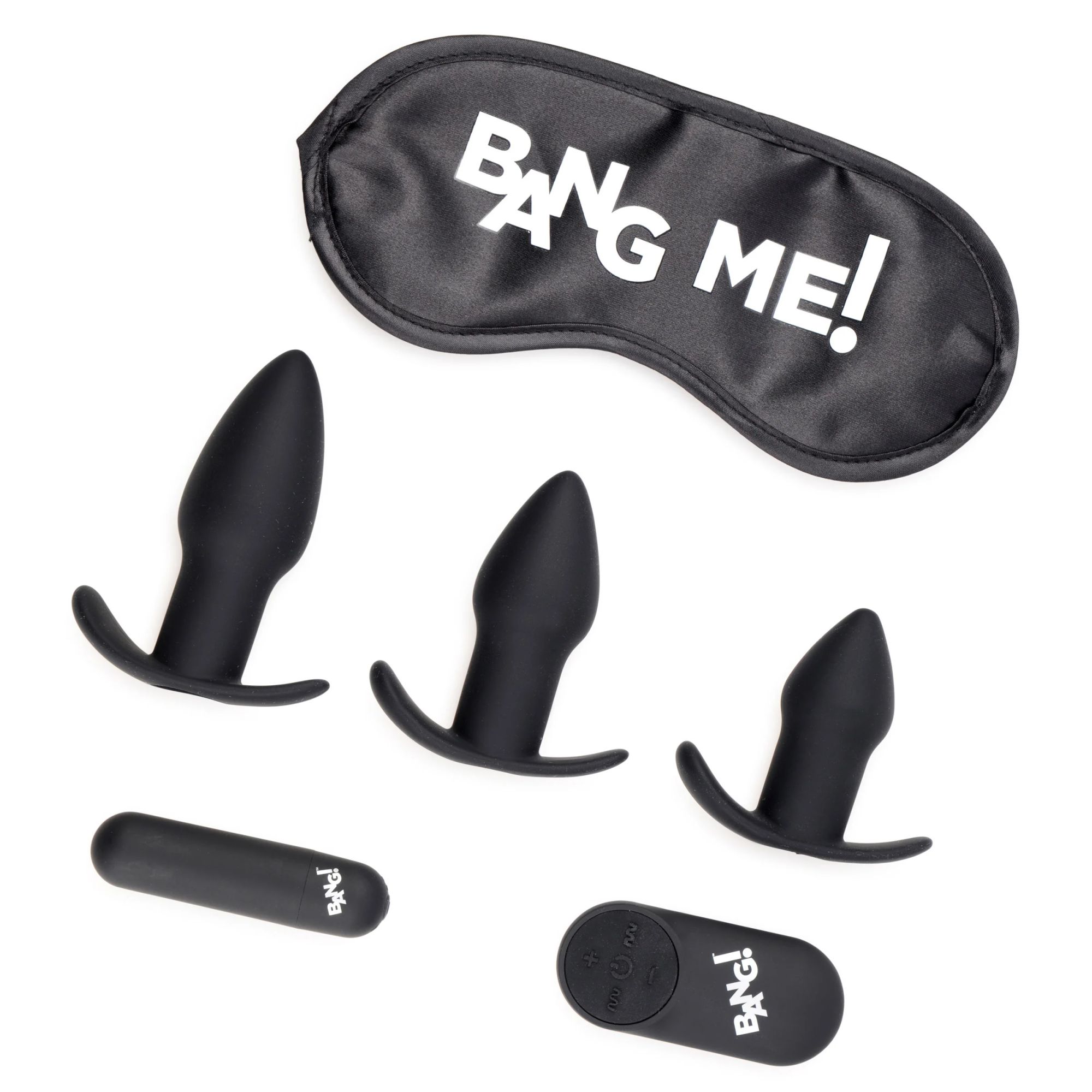     28X Backdoor Adventure Remote Control 3 Piece Butt Plug Vibe Kit