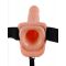     Vibrating Hollow Strap-On with Balls - 18,9 .